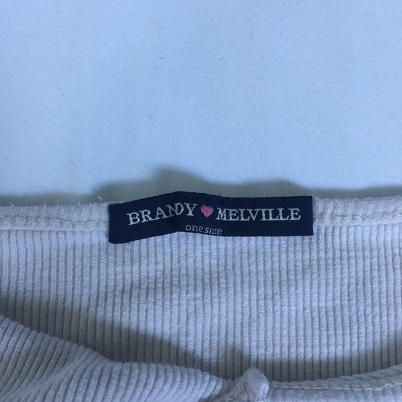 Brandy Melville Tops Brandy Melville V Neck Crop Top Poshmark
